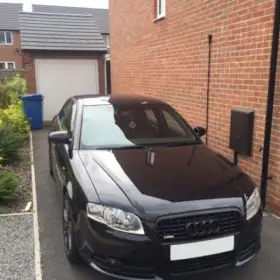 Replacement windscreen on an Audi A4 in Warsop Vale, Mansfield, Nottingham: Click Here To View Larger Image